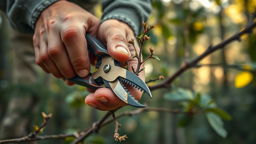 certified arborist trimming small branches with precision - tree trimming
