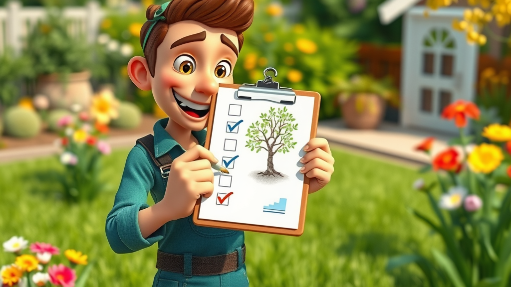 tree pruning techniques dynamic gardener checking pruning checklist with tree diagram in home garden