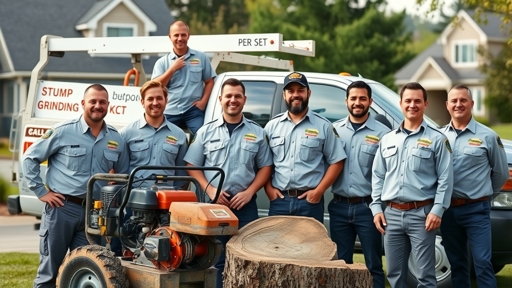 team professional stump grinding service trusted stump grinder