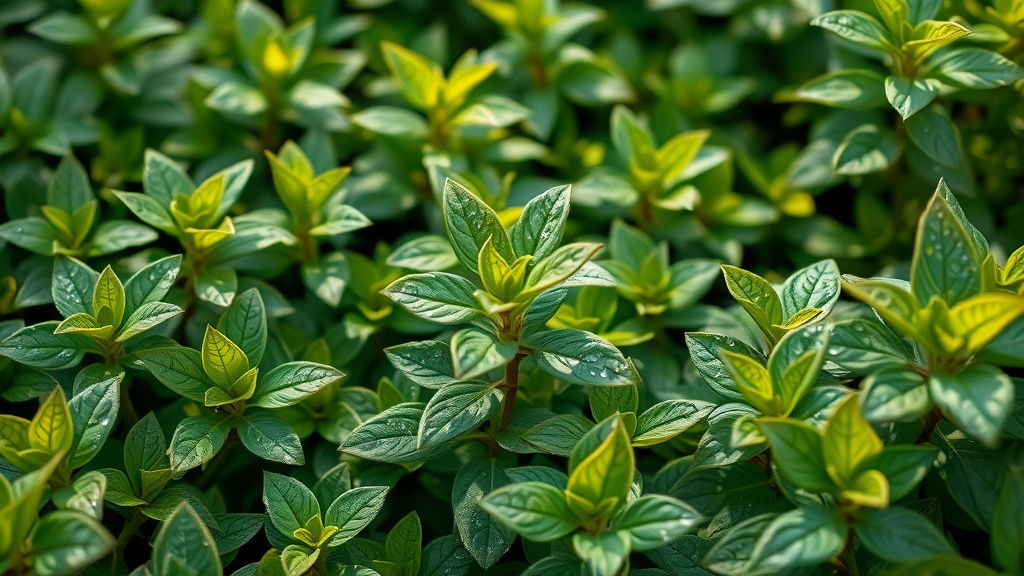 lush garden plants thriving without leaf spot fungicide, healthy and vibrant foliage in natural setting